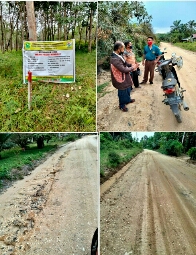 Lagi! Pembangunan Pengerasan Jalan di Desa Pasir Ringgit Diduga Adanya Indikasi Korupsi