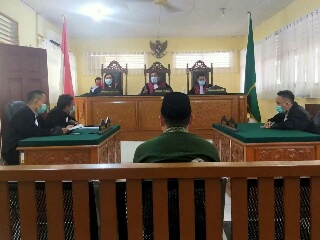 JPU Kejari Inhu, Tuntut Kades Talang Jerinjing 5 Bulan Penjara Denda 6 Juta
