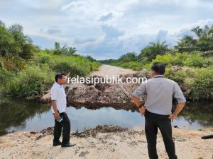 Berdalih Ninja Sawit, Anggota DPRD Kampar, H. Syafrudin Putuskan Jalan Sei Poro