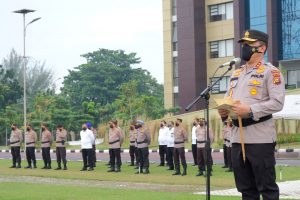 Pimpin Gelar Pasukan, Kapolda Riau : Jalankan Misi dan Capai Tujuan Operasi Ini.